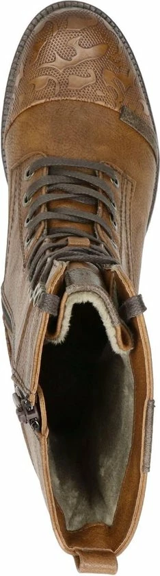 Mustang Dames Veterboot - Cognac - Maat 40 13 Mustang Dames Veterboot - Cognac - Maat 40 - Afbeelding 11