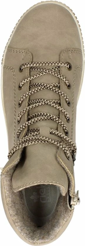 Rieker Dames Veterboot - N0730-64 Taupe - Maat 40 9 Rieker Dames Veterboot - N0730-64 Taupe - Maat 40 - Afbeelding 7
