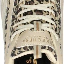 Skechers Uno Wild Streets Dames Sneakers - White/Leopard - Maat 39 -Dames-schoenen Verkoop 299x840 1
