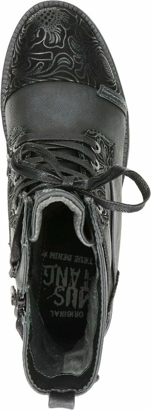 Mustang Dames Veterboot - Zwart - Maat 38 15 Mustang Dames Veterboot - Zwart - Maat 38 - Afbeelding 13