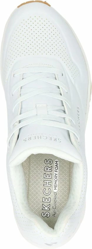 Skechers Uno Stand On Air Dames Sneakers - White - Maat 38 8 Skechers Uno Stand On Air Dames Sneakers - White - Maat 38 - Afbeelding 6