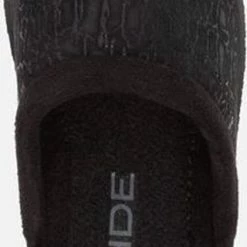 Rohde Vrouwen Suède Harde Zool Pantoffels / Open Sloffen - 2455 - Zwart - Maat 38 -Dames-schoenen Verkoop 320x840 3