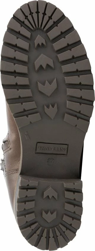 Travelin' Skjolden Leren Dames Laarzen - Wol Gevoerde Laars - Donkerbruin Leer - Maat 41 8 Travelin' Skjolden Leren Dames Laarzen - Wol Gevoerde Laars - Donkerbruin Leer - Maat 41 - Afbeelding 6