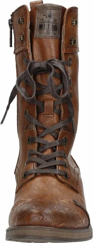 Mustang Dames Veterboot - Cognac - Maat 40 8 Mustang Dames Veterboot - Cognac - Maat 40 - Afbeelding 6