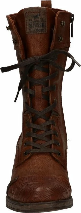Mustang Dames Veterboot - Cognac - Maat 40 19 Mustang Dames Veterboot - Cognac - Maat 40 - Afbeelding 17
