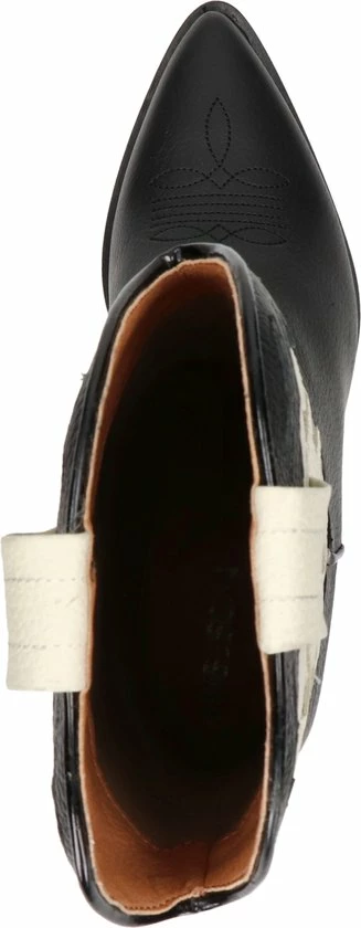 Nelson Dames Cowboylaars - Zwart Wit - Maat 40 8 Nelson Dames Cowboylaars - Zwart Wit - Maat 40 - Afbeelding 6