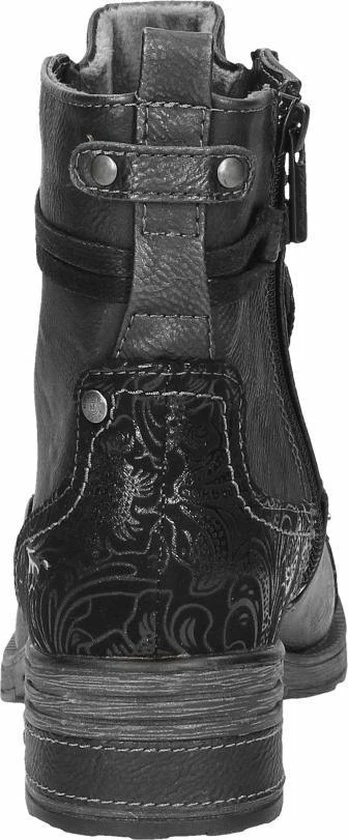 Mustang Dames Veterboot - Zwart - Maat 38 6 Mustang Dames Veterboot - Zwart - Maat 38 - Afbeelding 4