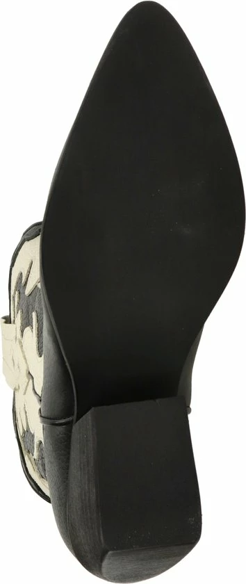 Nelson Dames Cowboylaars - Zwart Wit - Maat 40 3 Nelson Dames Cowboylaars - Zwart Wit - Maat 40