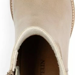 Travelin' Morlaix Dames Leren Enkellaarzen Met Hak - Nette Schoenen Vrouwen - Taupe Leer - Maat 39 -Dames-schoenen Verkoop 358x840 5