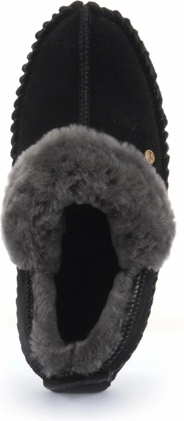 Warmbat Barrine Suede Dames Pantoffels - Black - Maat 42 6 Warmbat Barrine Suede Dames Pantoffels - Black - Maat 42 - Afbeelding 4