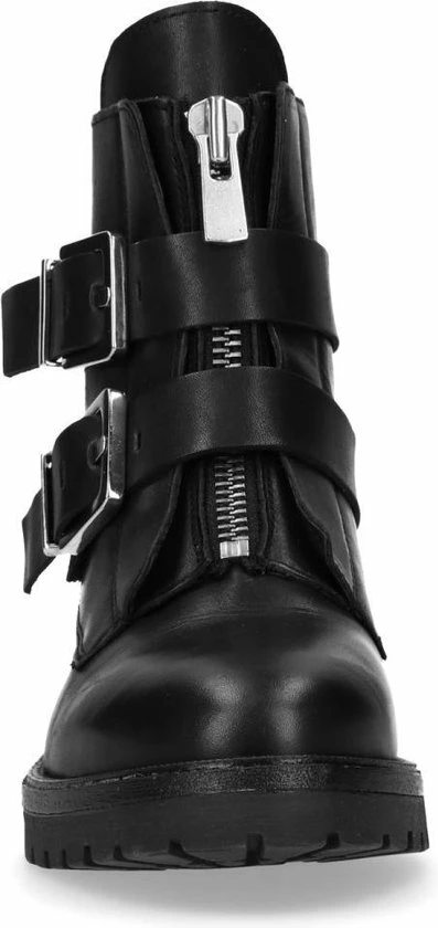 Sacha - Dames - Biker Boots Met Gespen - Maat 39 5 Sacha - Dames - Biker Boots Met Gespen - Maat 39 - Afbeelding 3