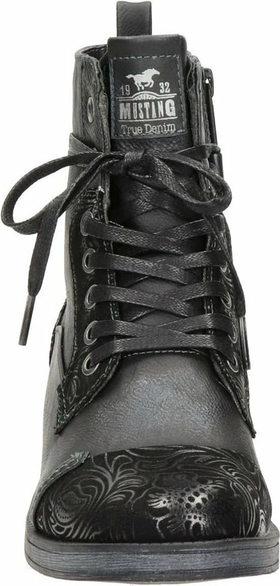 Mustang Dames Veterboot - Zwart - Maat 38 13 Mustang Dames Veterboot - Zwart - Maat 38 - Afbeelding 11