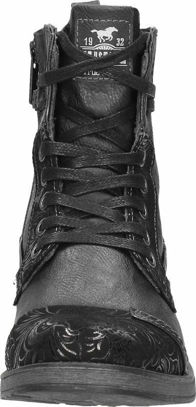 Mustang Dames Veterboot - Zwart - Maat 38 8 Mustang Dames Veterboot - Zwart - Maat 38 - Afbeelding 6