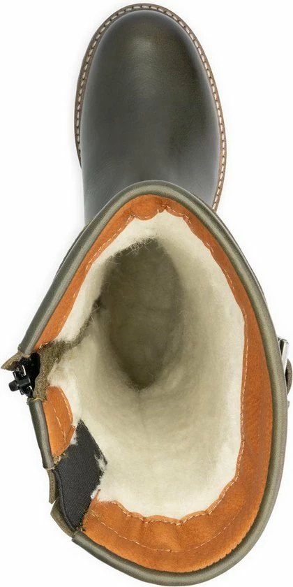 Travelin' Solstad Leren Dames Laarzen - Wol Gevoerde Laars - Olijfgroen/Legergroen Leer - Maat 39 9 Travelin' Solstad Leren Dames Laarzen - Wol Gevoerde Laars - Olijfgroen/Legergroen Leer - Maat 39 - Afbeelding 7