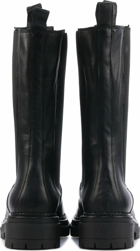 Cashott Vrouwen Leren Chelsea Boots / Laarzen / Damesschoenen 24204 - Zwart - Maat 38 5 Cashott Vrouwen Leren Chelsea Boots / Laarzen / Damesschoenen 24204 - Zwart - Maat 38 - Afbeelding 3