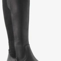 Jana Hoge Dames Laarzen - Zwart - Maat 42