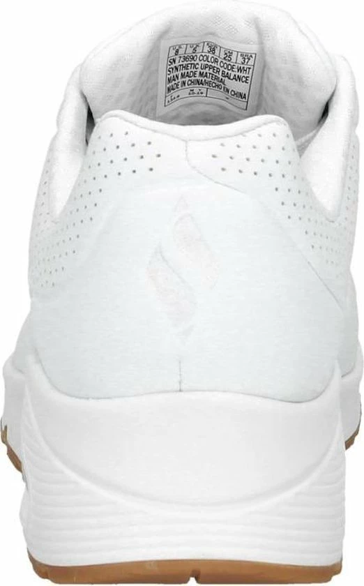 Skechers Uno Stand On Air Dames Sneakers - White - Maat 38 19 Skechers Uno Stand On Air Dames Sneakers - White - Maat 38 - Afbeelding 17