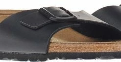 Birkenstock Madrid Dames Slippers Small Fit - Black - Maat 36 -Dames-schoenen Verkoop 550x128