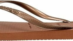 Havaianas Slim Dames Slippers - Rust/Metallic Copper - Maat 41/42 -Dames-schoenen Verkoop 550x138