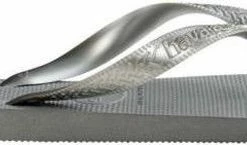 Havaianas Top Tiras Dames Slippers - Steel Grey - Maat 39/40 -Dames-schoenen Verkoop 550x145