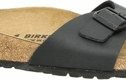 Birkenstock Madrid Dames Slippers Small Fit - Black - Maat 36 -Dames-schoenen Verkoop 550x157 1