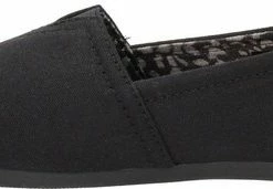 Skechers Bobs Plush Peace & Love Dames Espadrilles - Black - Maat 40 -Dames-schoenen Verkoop 550x171