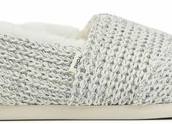 Toms Vrouwen Canvas Harde Zool Pantoffels / Dichte Sloffen - Alpargata Cozy - Wit - Maat 37