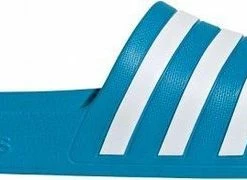 Adidas Slippers - Maat 44.5 - Unisex - Aquablauw - Wit -Dames-schoenen Verkoop 550x180 3