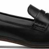 Clarks Hamble Dames Loafers - Black Leather - Maat 39 -Dames-schoenen Verkoop 550x191 2