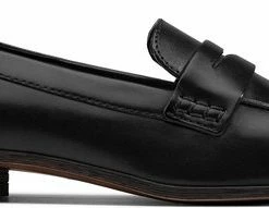 Clarks Hamble Dames Loafers - Black Leather - Maat 39