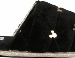 Mickey Disney Mouse - Zwarte Damespantoffels / Sloffen, Gewatteerd, Comfortabel / 38-39 10 Mickey Disney Mouse - Zwarte Damespantoffels / Sloffen, Gewatteerd, Comfortabel / 38-39 -Dames-schoenen Verkoop 550x191 3