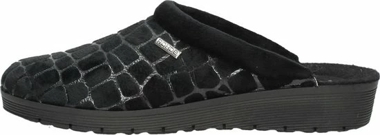 Rohde Dames Pantoffel Muil - 2339-90 Zwart Bedrukt - Maat 41 3 Rohde Dames Pantoffel Muil - 2339-90 Zwart Bedrukt - Maat 41