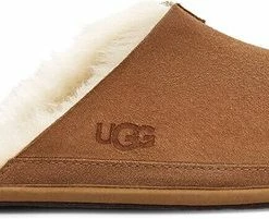 UGG Mannen Suède Harde Zool Pantoffels / Open Sloffen - 1123660 - Cognac - Maat 43