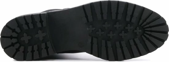 Cashott Vrouwen Leren Chelsea Boots / Laarzen / Damesschoenen 24204 - Zwart - Maat 38 7 Cashott Vrouwen Leren Chelsea Boots / Laarzen / Damesschoenen 24204 - Zwart - Maat 38 - Afbeelding 5