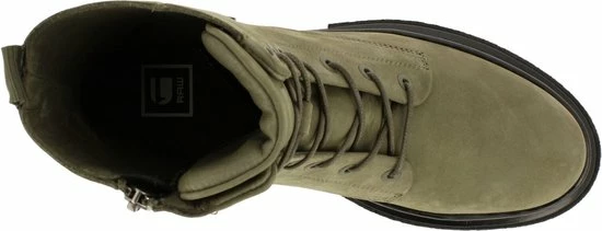 G-Star RAW G-Star Kafey Dames Veterboot - Kaki - Maat 40 19 G-Star RAW G-Star Kafey Dames Veterboot - Kaki - Maat 40 - Afbeelding 17