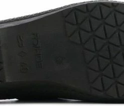 Rohde Vrouwen Suède Harde Zool Pantoffels / Open Sloffen - 2455 - Zwart - Maat 38 -Dames-schoenen Verkoop 550x212 8