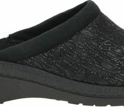 Rohde Vrouwen Suède Harde Zool Pantoffels / Open Sloffen - 2455 - Zwart - Maat 38 -Dames-schoenen Verkoop 550x213 6