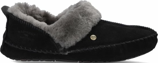Warmbat Barrine Suede Dames Pantoffels - Black - Maat 42 12 Warmbat Barrine Suede Dames Pantoffels - Black - Maat 42 - Afbeelding 10