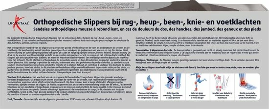 Lucovitaal Lucovita Slipper 45-46 Zwart - 1Pr 7 Lucovitaal Lucovita Slipper 45-46 Zwart - 1Pr - Afbeelding 5