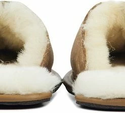 UGG Mannen Suède Harde Zool Pantoffels / Open Sloffen - 1123660 - Cognac - Maat 43 -Dames-schoenen Verkoop 550x224 10