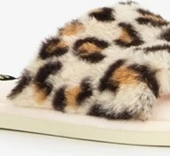 Thu!s Dames Teddy Pantoffels - Bruin - Maat 40 - Sloffen