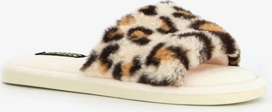 Thu!s Dames Teddy Pantoffels - Bruin - Maat 40 - Sloffen 3 Thu!s Dames Teddy Pantoffels - Bruin - Maat 40 - Sloffen