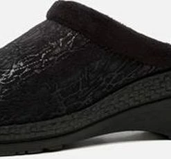 Rohde Vrouwen Suède Harde Zool Pantoffels / Open Sloffen - 2455 - Zwart - Maat 38 -Dames-schoenen Verkoop 550x229 9