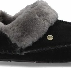 Warmbat Barrine Suede Dames Pantoffels - Black - Maat 42 36 Warmbat Barrine Suede Dames Pantoffels - Black - Maat 42 -Dames-schoenen Verkoop 550x237 5