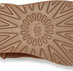 UGG Vrouwen Suède Enkellaarsjes / Laarzen / Damesschoenen 1112481 - Cognac - Maat 38.5 -Dames-schoenen Verkoop 550x240 11
