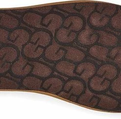 UGG Mannen Suède Harde Zool Pantoffels / Open Sloffen - 1123660 - Cognac - Maat 43 -Dames-schoenen Verkoop 550x242 17