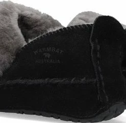 Warmbat Barrine Suede Dames Pantoffels - Black - Maat 38 -Dames-schoenen Verkoop 550x242 5