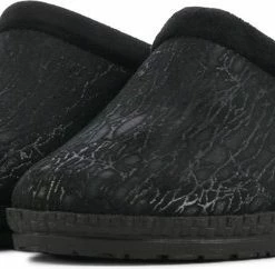 Rohde Vrouwen Suède Harde Zool Pantoffels / Open Sloffen - 2455 - Zwart - Maat 38 -Dames-schoenen Verkoop 550x242 8