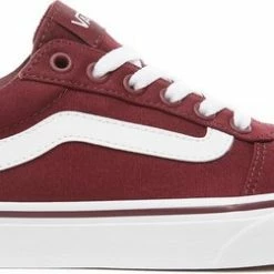 Vans Ward Canvas Dames Sneakers - Burgundy - Maat 39