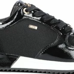 Mexx Sneaker Fleur - Zwart - Dames - Sneakers - Maat 39